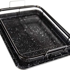 Crisper Oven Tray with Crisping Basket Baking Tray for Oven